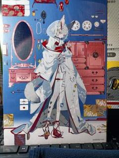 絵師100人展15 しきみ A4キャンバスボード