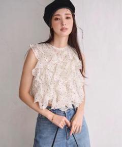 新品Rirandtureリランドチュール）チュールティアードカットソー Tシャツ 新品Rirandtureリランドチュール）チュールティアードカットソー