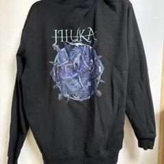 JILUKA ロゴパーカー ダブルジップ/XL/ブラック
