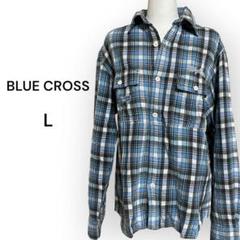 ブルークロス BLUE CROSS チェック柄シャツ Lサイズ(160cｍ)
