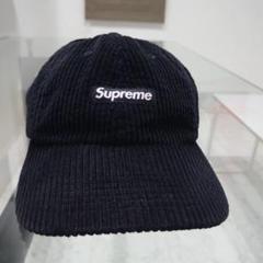 Supreme Ripple コーデュロイ スモールボックス 6パネル キャップ