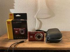 Kodak FZ55 レッド ケース、4GSDカード付き - メルカリ
