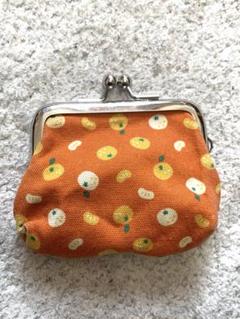 レア　BONTI みかん　がま口