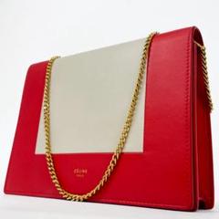 (セリーヌ)フレームイブニング財布★クラッチチェーン セリーヌ)フレームイブニング財布☆クラッチチェーン (CELINE