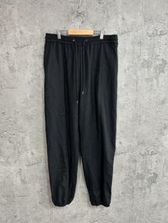 完売品　JUHA LIGHT MELTON TRACK PANTS ブラック　4のサムネイル