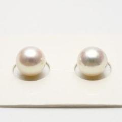 後ろも隙なし♪　アコヤ真珠パールキャッチ　e0124pearl-kya02 後ろも隙なし♪アコヤ真珠パールキャッチe0124pearl-kya02