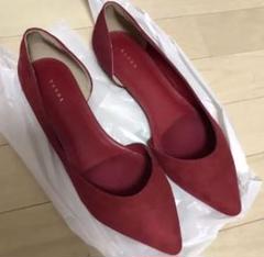 RANDA フラット スエード パンプス
