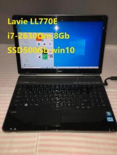 ブラック系【国内配送】高速i7&SSD仕様☆NEC LaVie L PC-LL750ES6W ...