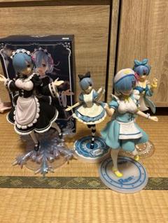 Reゼロ　レムフィギュア　まとめ売り レム ラム フィギュアセット リゼロ まとめ売り 6点 - メルカリ