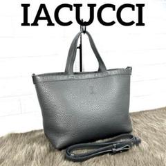 《美品✨レア》IACUCCI レザー　アチノ　グレー　ショルダーバッグ