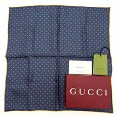 美品 GUCCI グッチ シルク 水色 チェック GG柄 総柄 ダブルG 美品 GUCCI グッチ シルク ブルー 水色 GG柄 ダブルG ストライプ