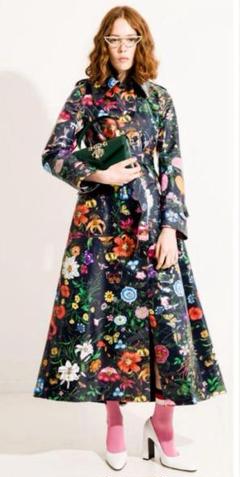 GUCCI グッチ　トレンチコート ネイビー　50周年限定　紺　フローラ GUCCI（グッチ）チェスターコート 紺 サイズ:44(S位) メンズ