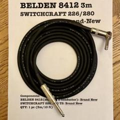 オーダー出品 BELDEN8412 2m 60cm 3本 BELDEN ベルデン 8412 脅威のケーブル！ぼったくりケーブルを