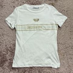 Christian Dior 蝶刺繍 半袖Tシャツ Christian Dior Tシャツ 蝶刺繍 Sサイズ - メルカリ