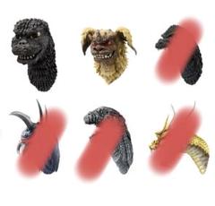 一番くじゴジラ 大怪獣列伝G G賞 モンスターヘッドマグネット 2