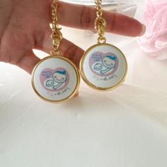 両面　マタニティマーク　キーホルダー　ハンドメイド作品