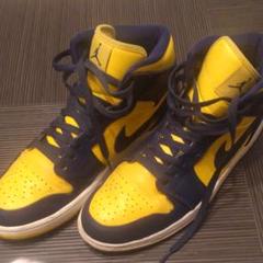 最終価格 NIKE AIR JORDAN 1 MID ミシガンカラー 28.5