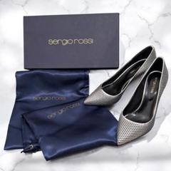 ✨極美品✨Sergio Rossi シルバーメッシュハイヒール 37(24cm) ✨極美品✨Sergio Rossi シルバーメッシュハイヒール 37(24cm