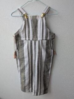LouiseMisia　新品タグ付　ストライプ オーバーオール