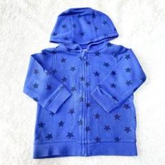 H&M トップス パーカー 裏起毛 星柄 70