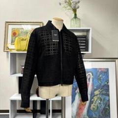 美品 FENDI シースルー ヌバック レザー blouson 52