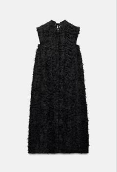ZARA ザラ　ノースリーブミディワンピース ZARA - ZARA☆ノースリーブミディワンピ🎀ラウンドネック☆新品