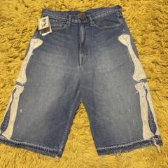 KAPITAL 14ozデニム 5PショートパンツBONE ショーツ骨32ボーン