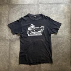 70s hanes ヘインズ tシャツ USA製 三角タグ ブラック M