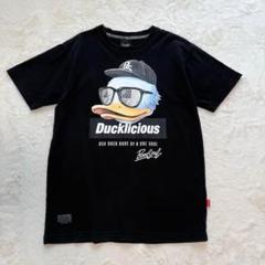 【ビーワンソール】 ダックデュード ビッグプリント Tシャツ (M) アメカジ