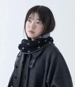 MUSINSA oheshio ドット柄 マフラー
