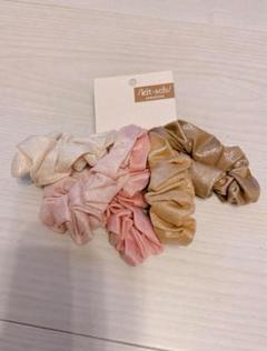 ✨残りわずか✨髪の毛用メタリック・シュシュ 5個セット