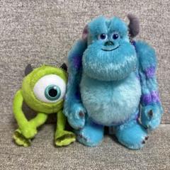 モンスターズインク　ぬいぐるみバッジ　2点セット