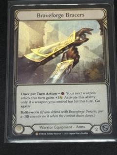 FAB Braveforge Bracers gold foil 開封済み FAB Braveforge Bracers gold foil 開封済み - メルカリ