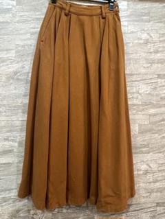 美品】セラー ドアーCELLAR DOOR ステッチロングスカート ベージュ系