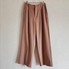 【7-IDconcept】（M）タック入りワイドパンツ/ゆったりスラックスパンツ