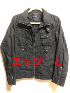 エッジ EDGE ブラックライダースジャケット L XL 11号 13号