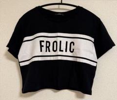 EMODA エモダ　FROLIC クロップドTシャツ　半袖　夏　黒
