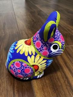 新品未使用品　メキシコ民芸品　アレブリへ　うさぎ