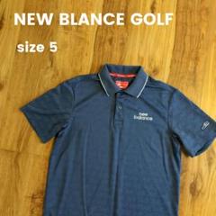 NEW BALANCE GOLF ポロシャツ サイズ5 ネイビー