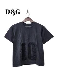 DOLCE&GABBANA トップス　カットソー　レオパード　レース　半袖 Dolce&Gabbana ロゴ レオパード 半袖Tシャツ レッド