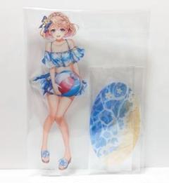 白猫プロジェクト H賞 アクリルスタンド エレノア 水着 blue　ブルー