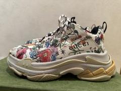 グッチ×バレンシアガ　トリプルS フローラル41サイズ