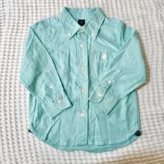 【美品】babyGap 95cm シャツ　エメラルドグリーン