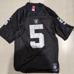 RAIDERS NFL ユニフォーム 5番 Mサイズ 黒 Oakland Raiders Football Jersey Womens Medium Black #92