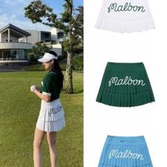Malbon レディース ゴルフ速乾スカート カーキ 25人気マルボンゴルフ Malbon レディース スカート 春秋夏 2色