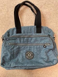 【特別セール品】 Kipling 青色ナイロンバッグ - メルカリ バッグ