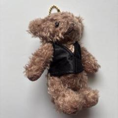TULLY's bear タリーズ 珈琲 キーホルダー ぬいぐるみ ブラウン 熊