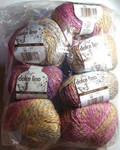 dolce lino 64%コットン　36%リネン　7玉