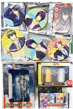 銀魂 ダッシュストア スーツ缶バッジ 桂小太郎高杉晋助神威土方十四郎 まるかく
