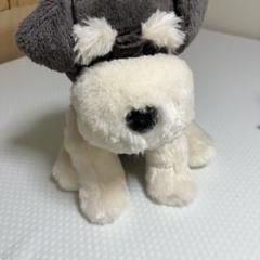 タグ付きくったり シュナウザー ファイン 犬 ぬいぐるみ 高さ